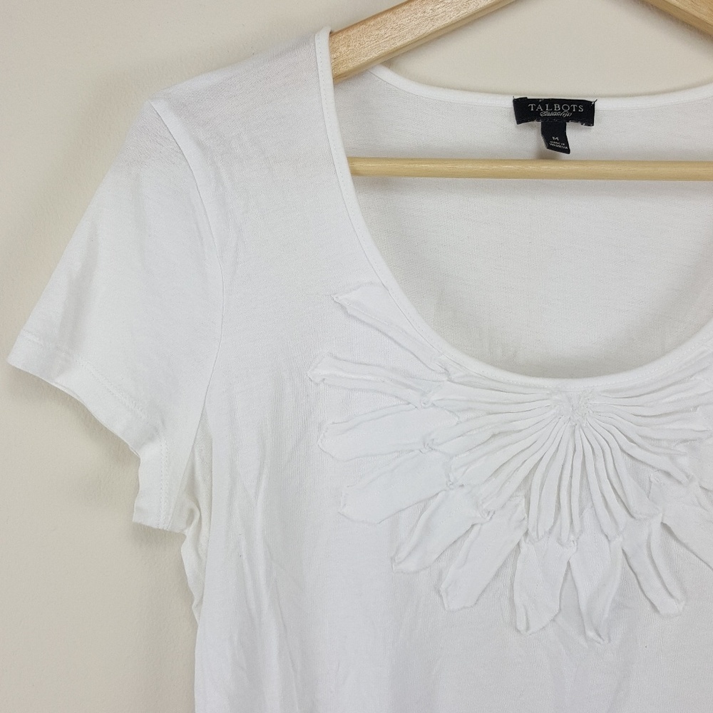 Talbot Simple Casual Short Sleeve Tees Tank Tops - Picture 2 of 5